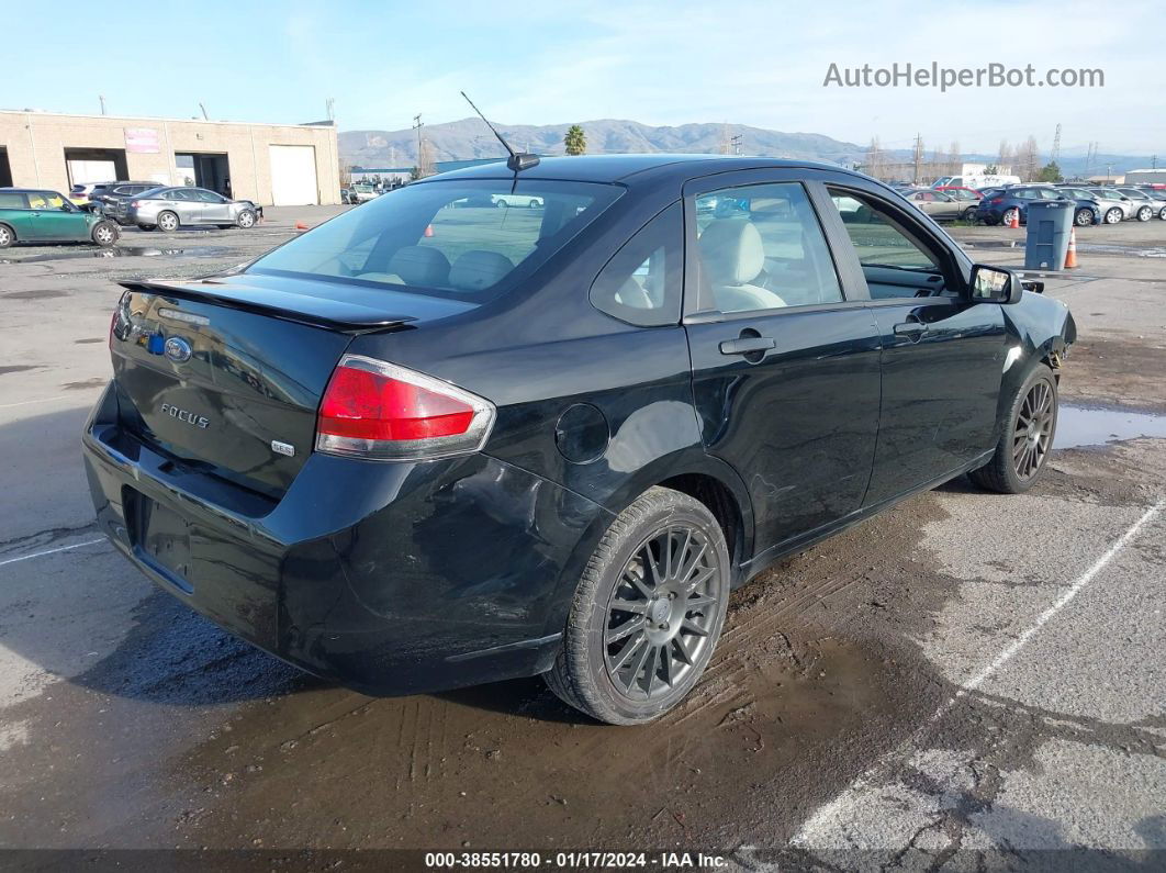 2011 Ford Focus Ses Black vin: 1FAHP3GN7BW203071