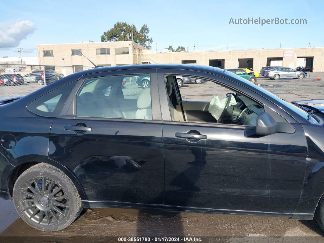 2011 Ford Focus Ses Black vin: 1FAHP3GN7BW203071