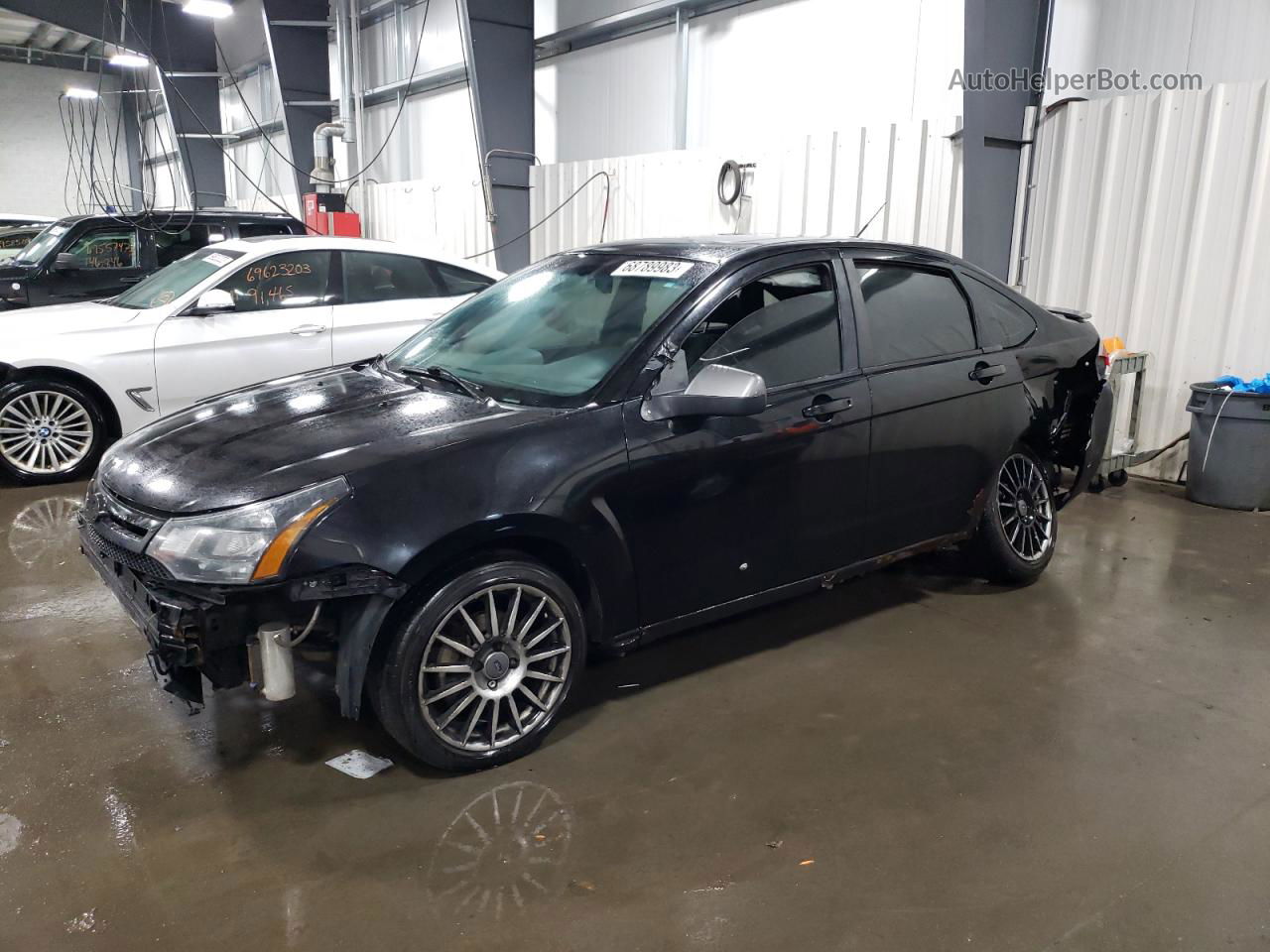 2011 Ford Focus Ses Black vin: 1FAHP3GN9BW190436