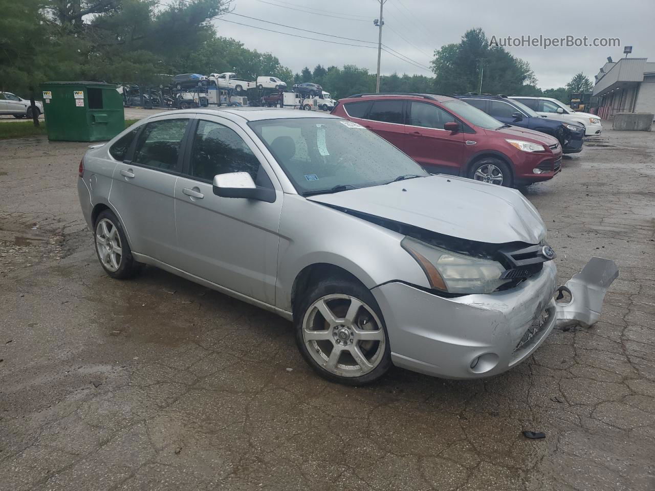 2011 Ford Focus Ses Silver vin: 1FAHP3GNXBW107385