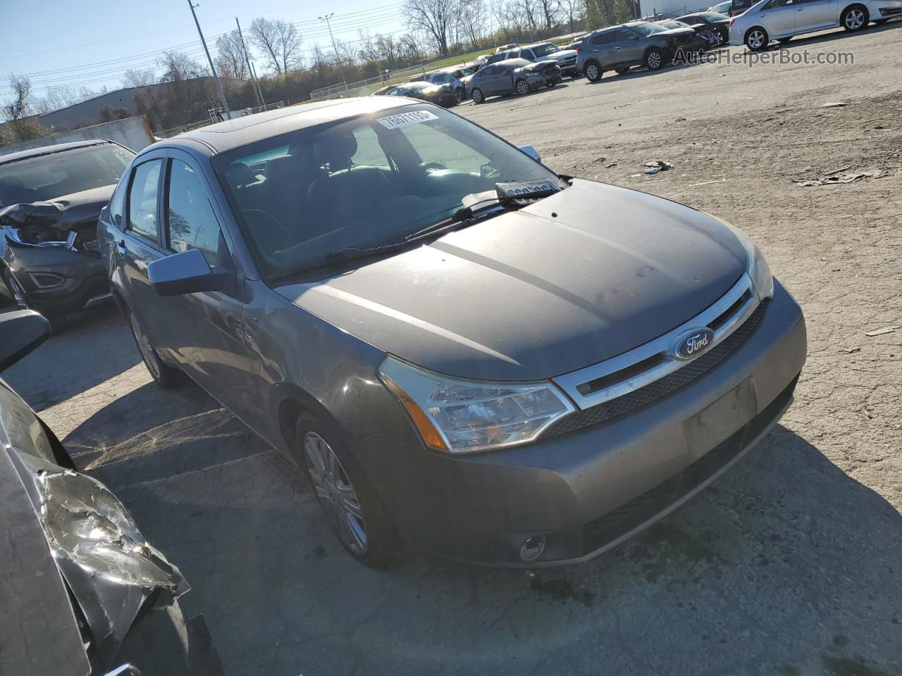 2011 Ford Focus Sel Gray vin: 1FAHP3HN0BW112318