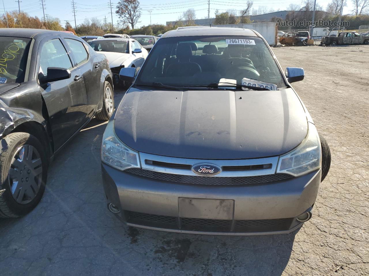 2011 Ford Focus Sel Gray vin: 1FAHP3HN0BW112318