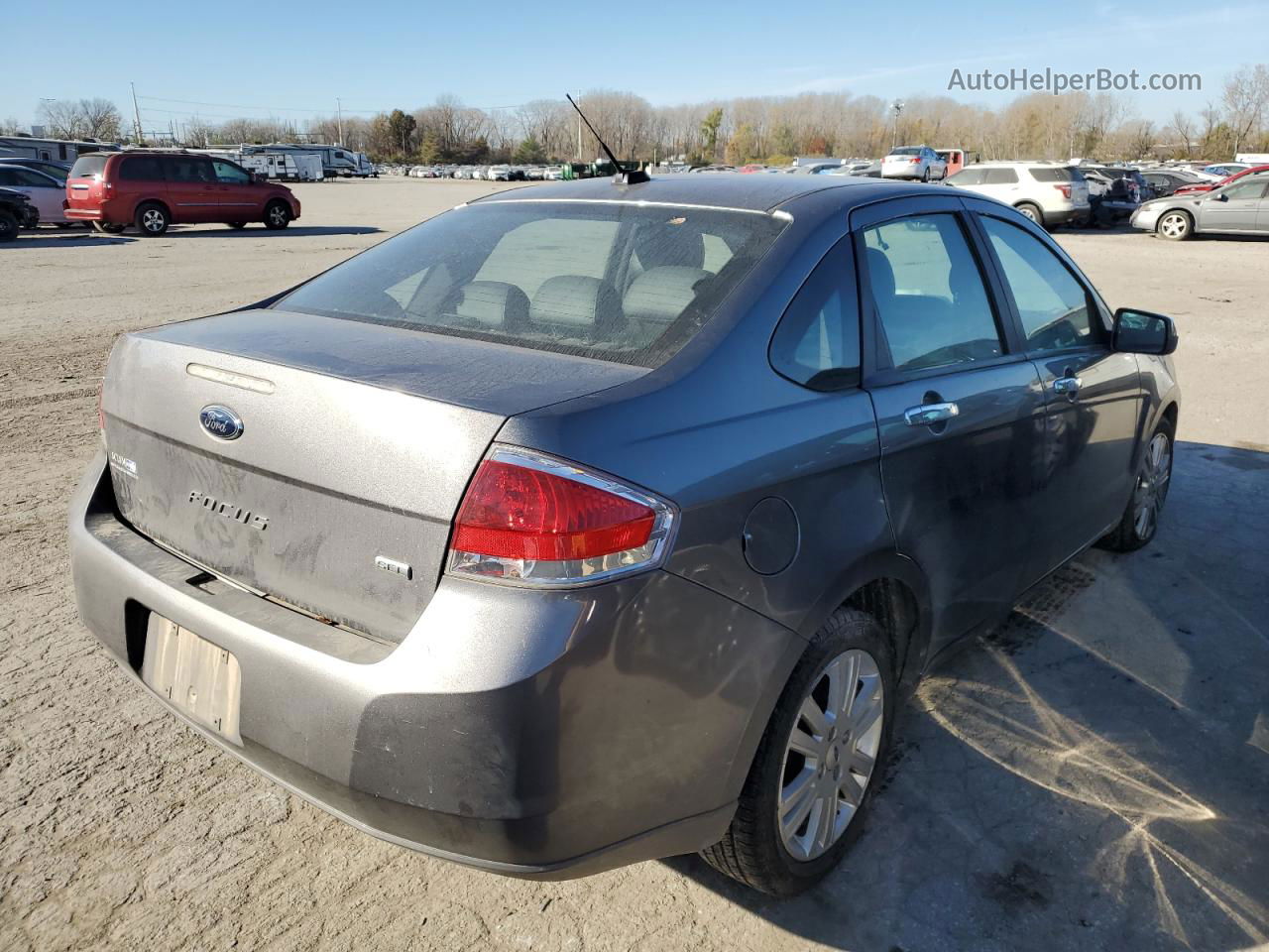 2011 Ford Focus Sel Серый vin: 1FAHP3HN0BW112318