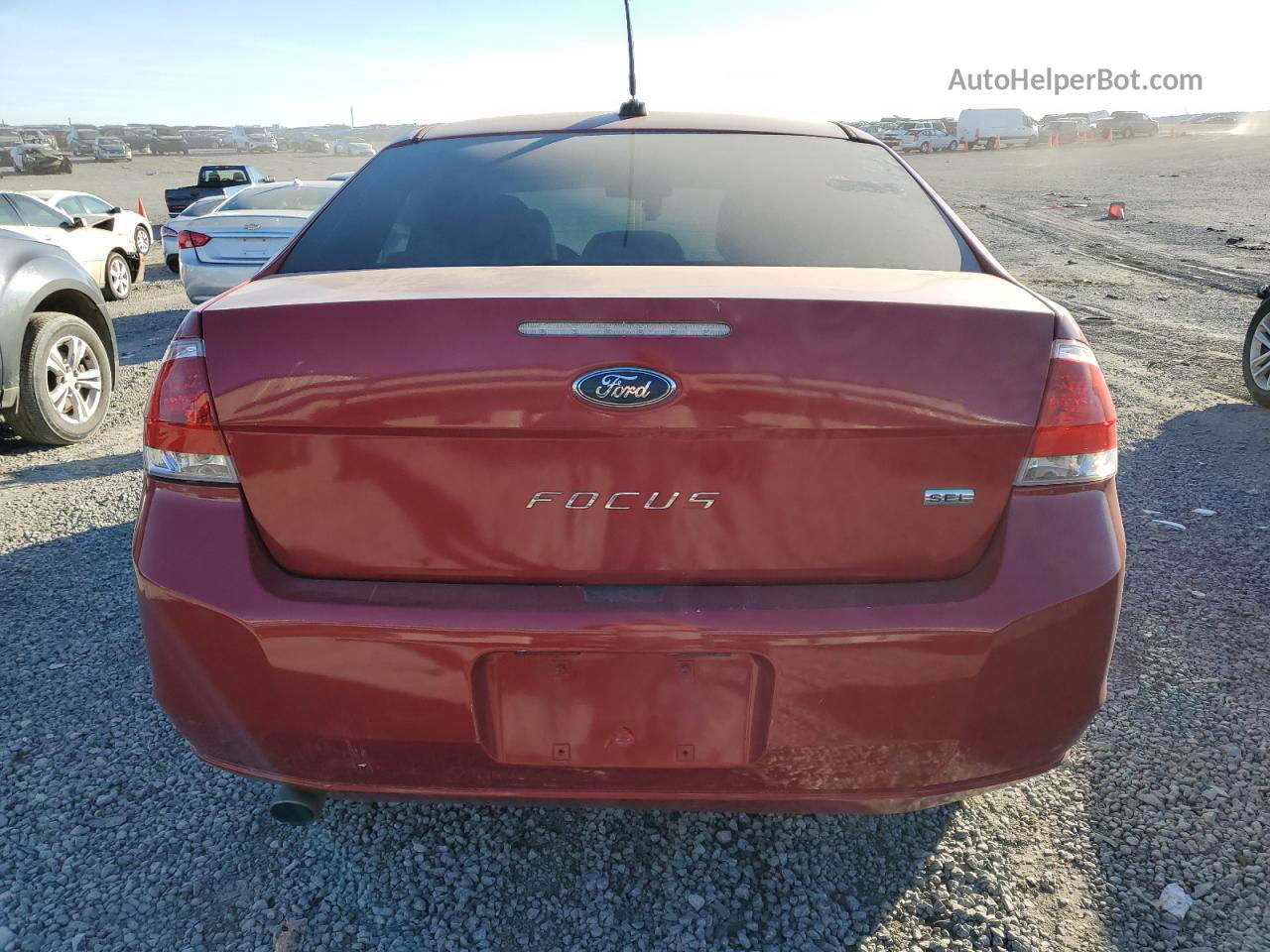 2011 Ford Focus Sel Red vin: 1FAHP3HN0BW134108