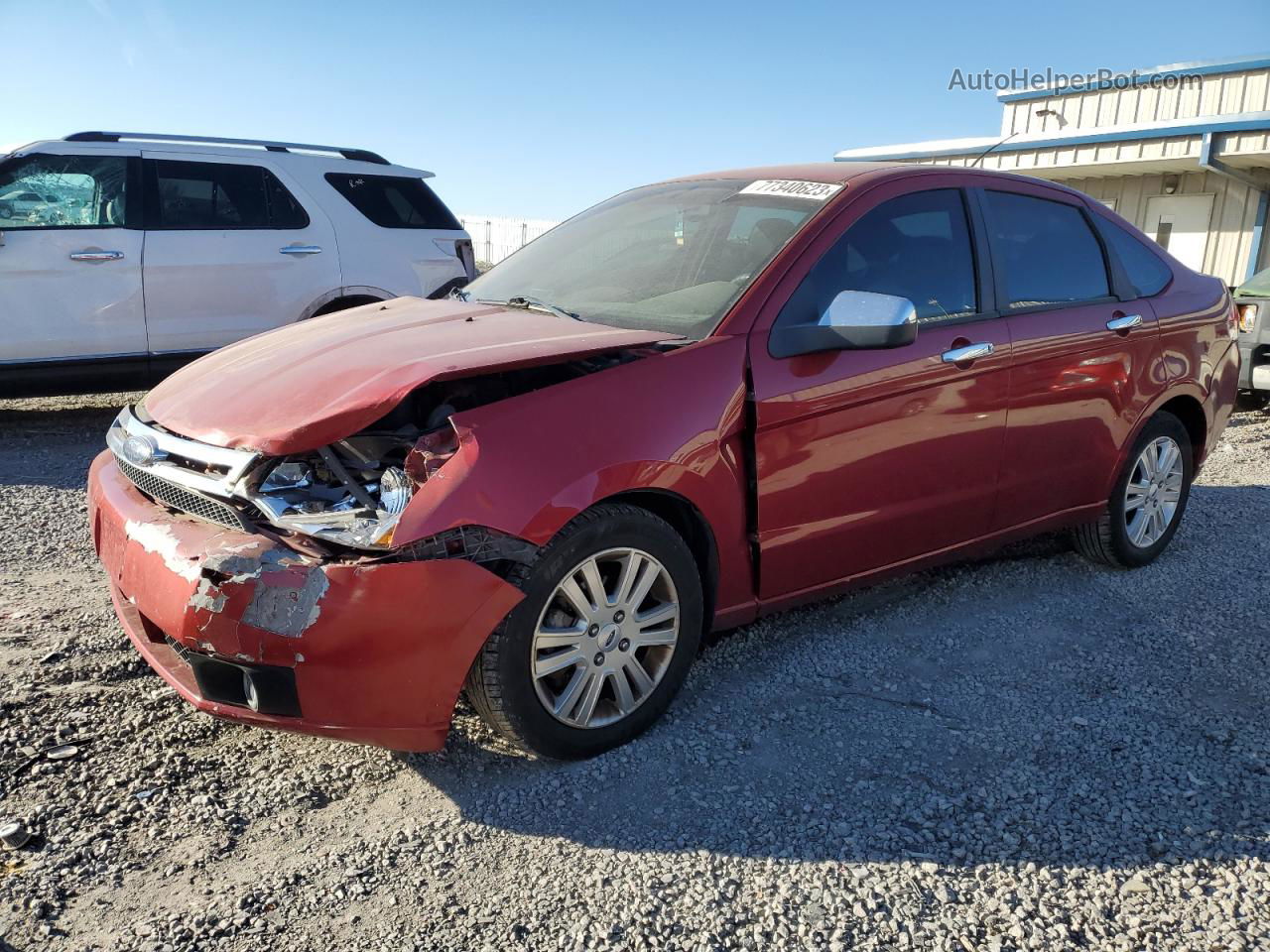 2011 Ford Focus Sel Red vin: 1FAHP3HN0BW134108