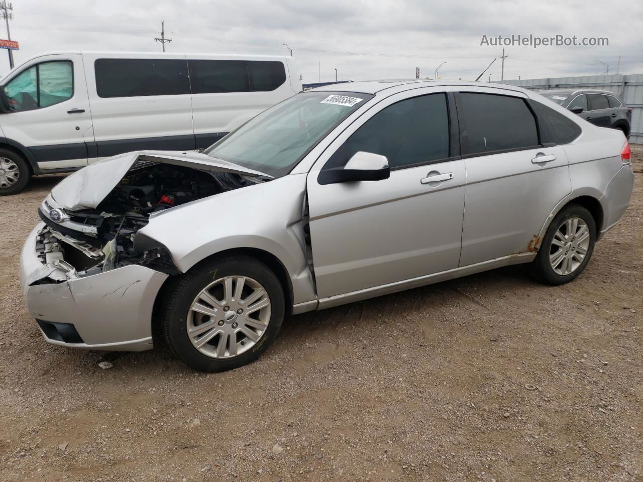 2011 Ford Focus Sel Silver vin: 1FAHP3HN0BW135212