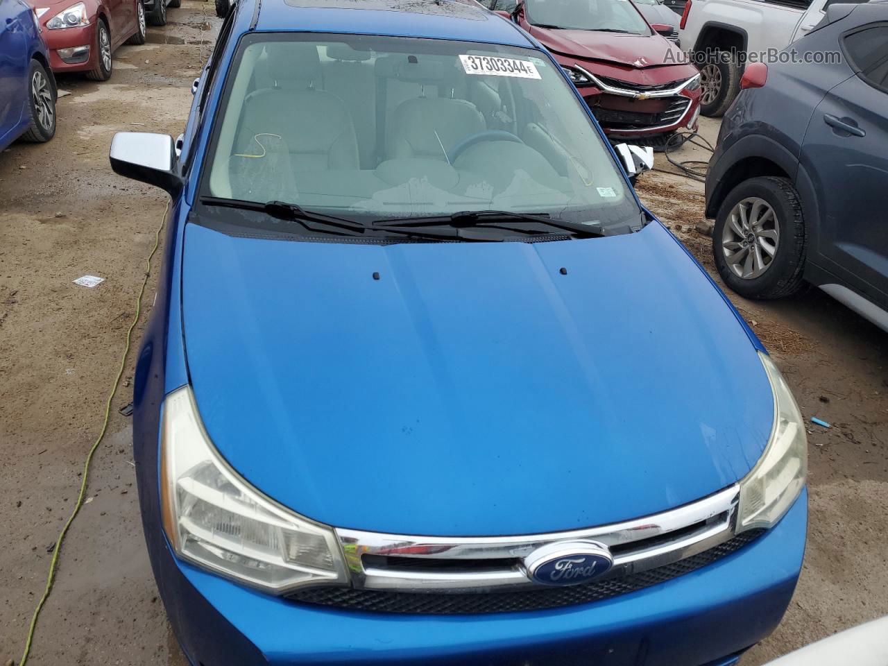 2011 Ford Focus Sel Blue vin: 1FAHP3HN0BW143875