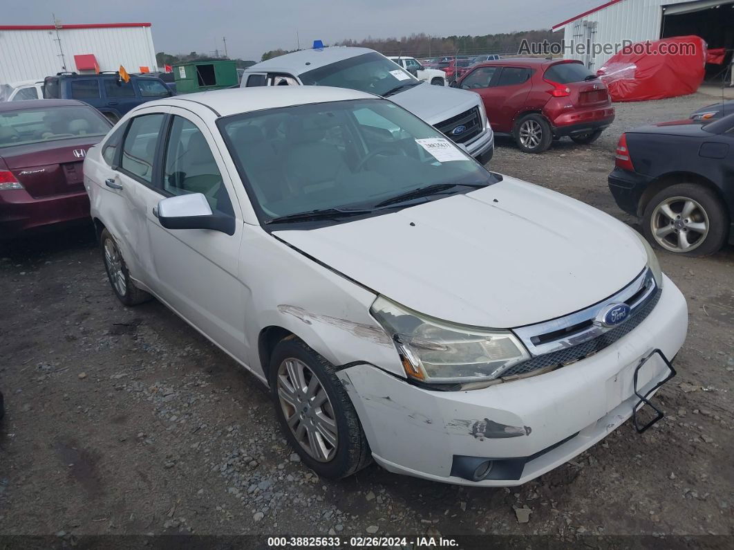 2011 Ford Focus Sel White vin: 1FAHP3HN1BW141004