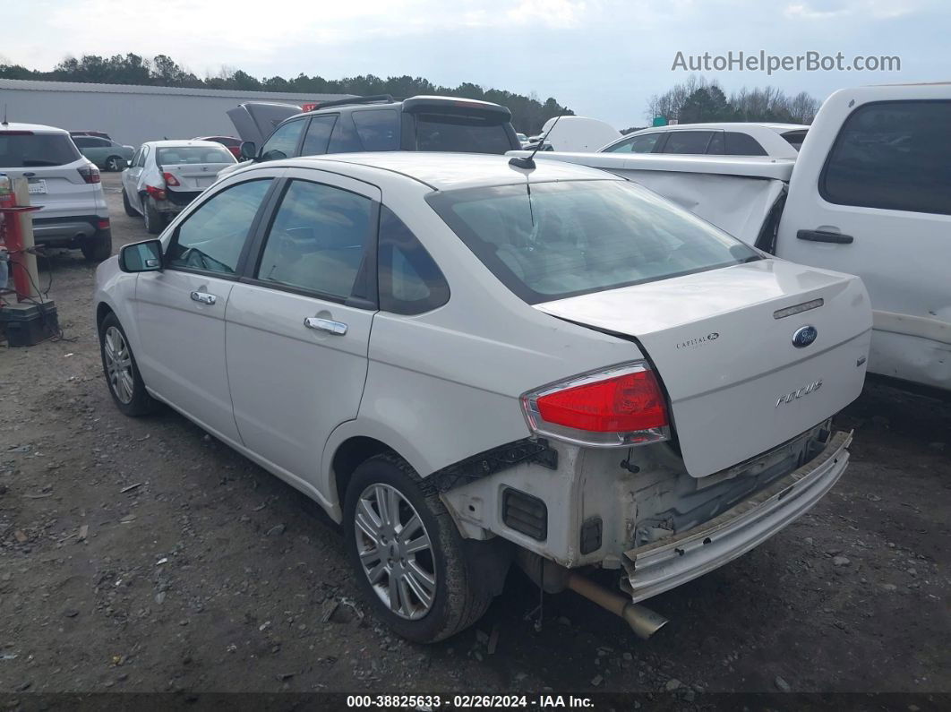 2011 Ford Focus Sel White vin: 1FAHP3HN1BW141004