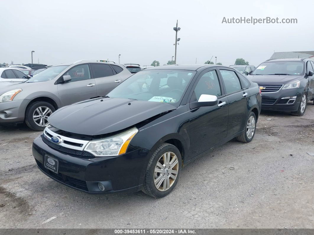 2011 Ford Focus Sel Black vin: 1FAHP3HN1BW173340