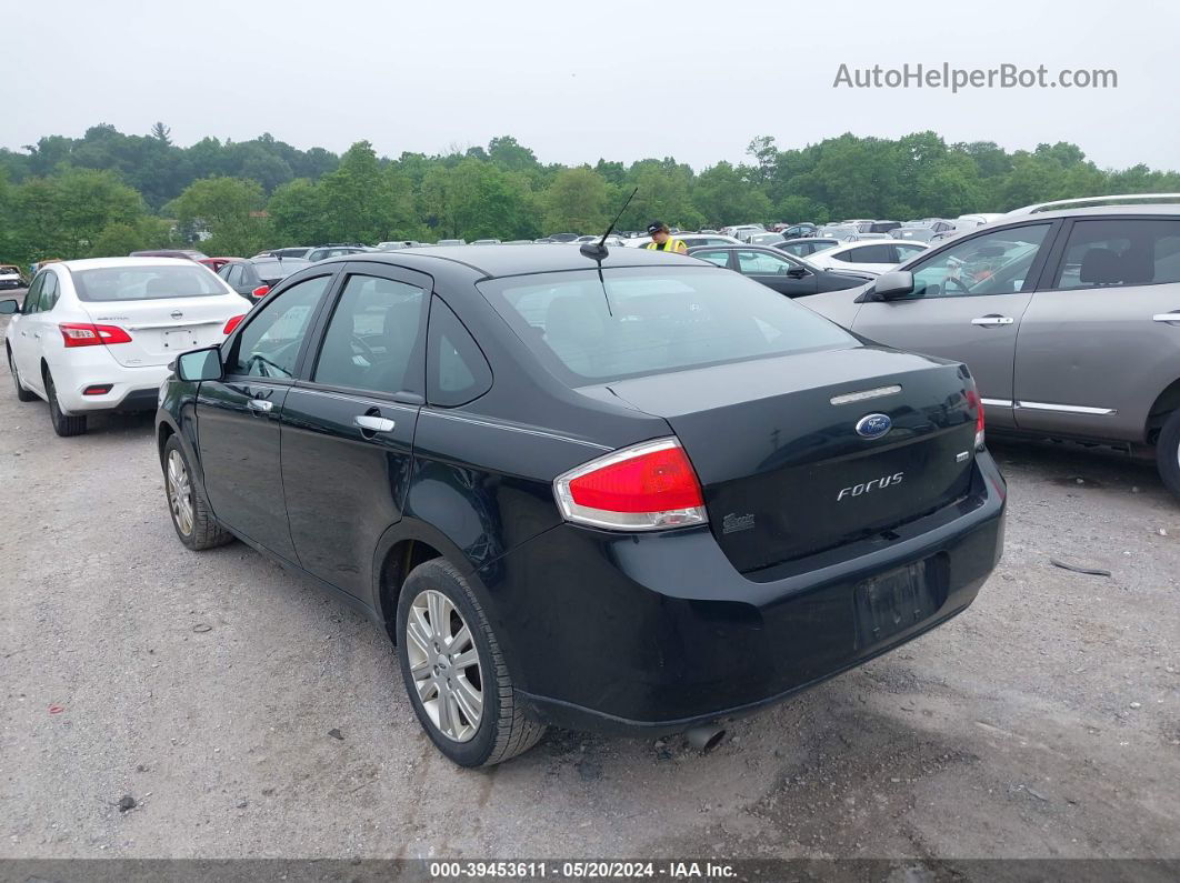 2011 Ford Focus Sel Black vin: 1FAHP3HN1BW173340