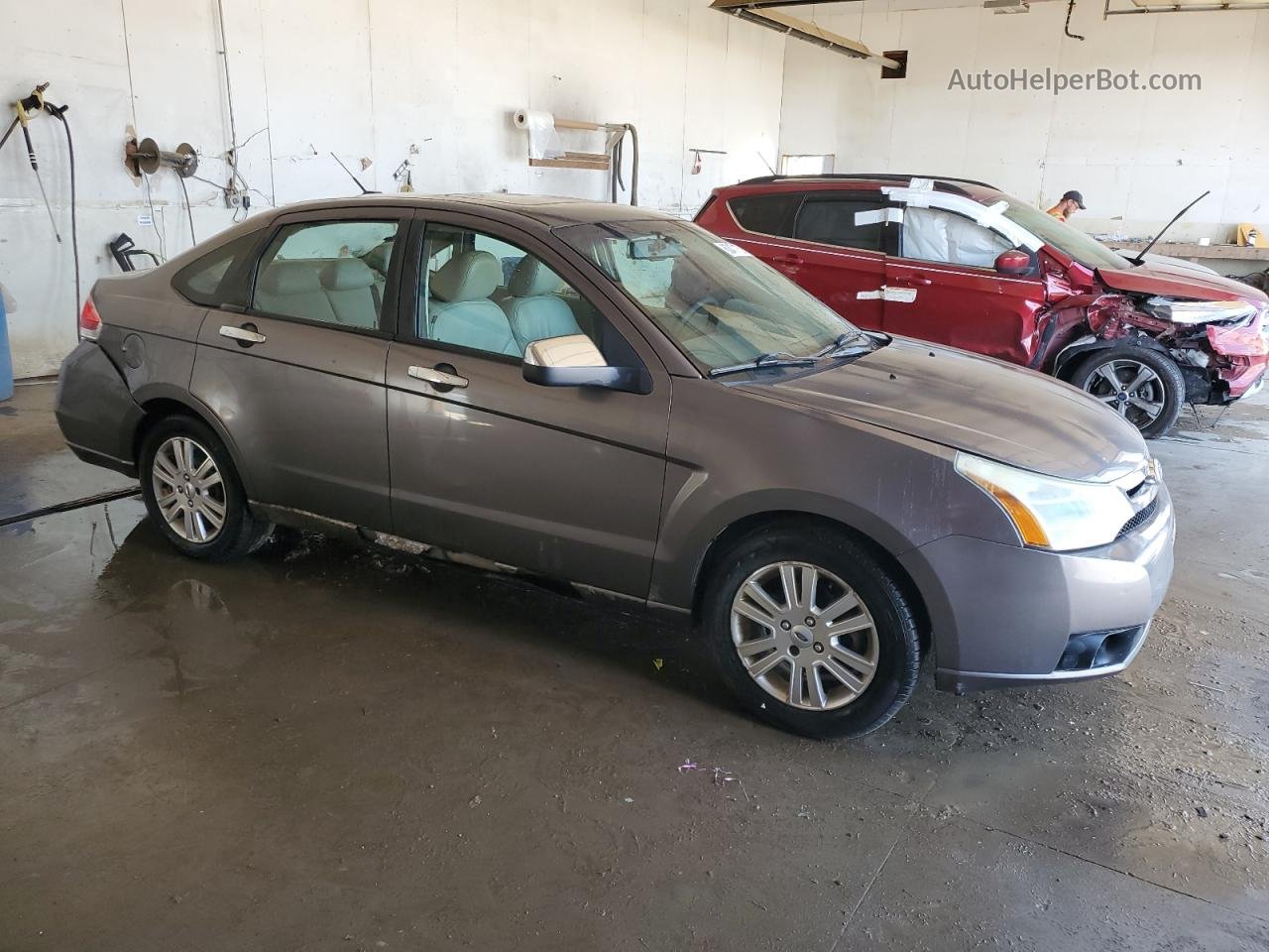 2011 Ford Focus Sel Gray vin: 1FAHP3HN1BW195094