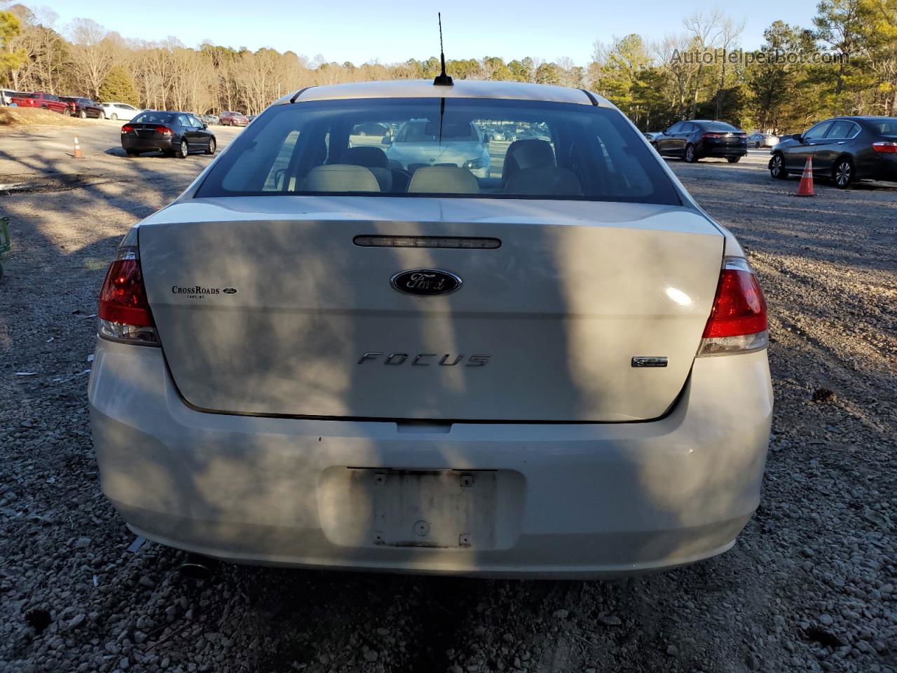 2011 Ford Focus Sel White vin: 1FAHP3HN2BW124387