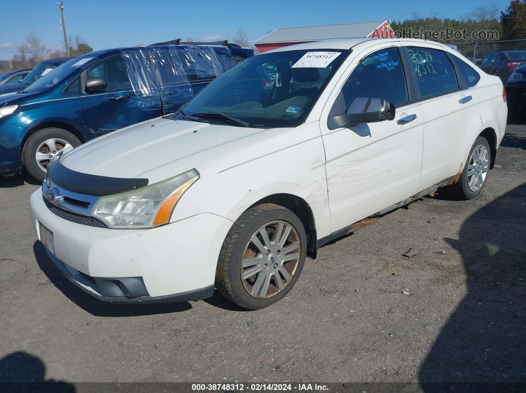 2011 Ford Focus Sel White vin: 1FAHP3HN2BW125670