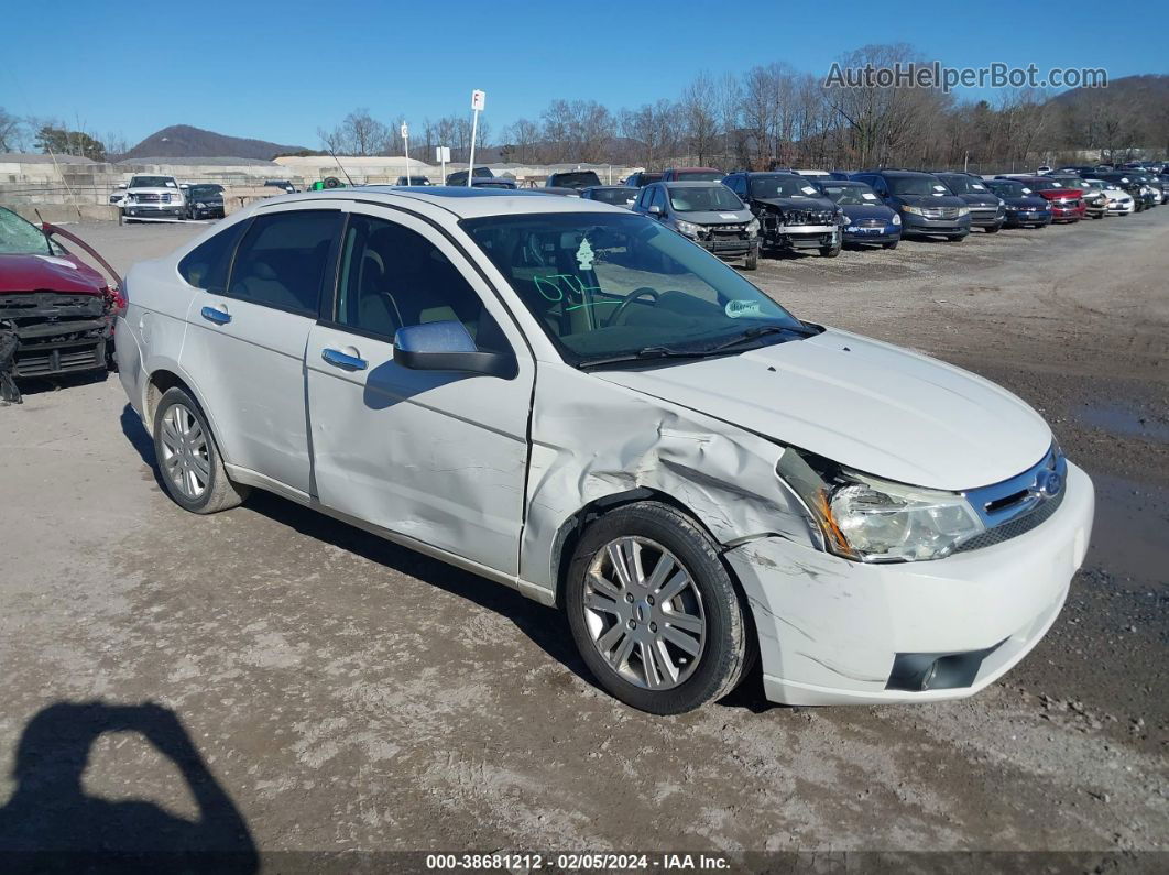 2011 Ford Focus Sel White vin: 1FAHP3HN2BW128844