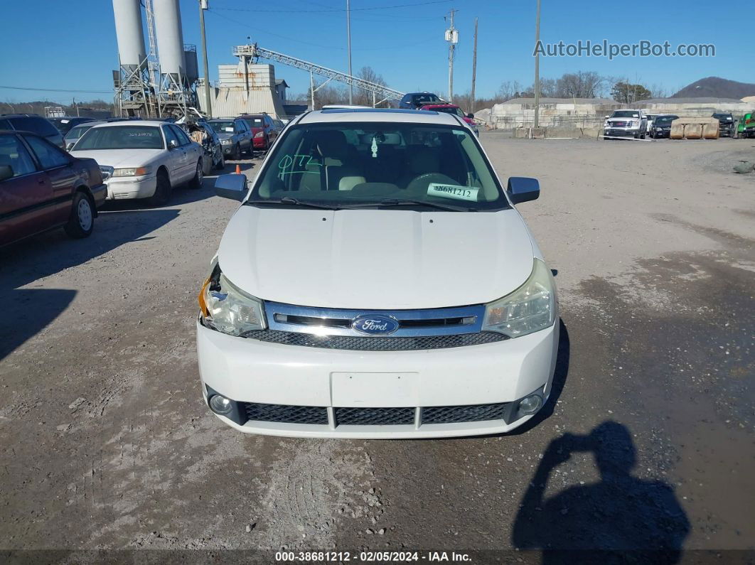 2011 Ford Focus Sel White vin: 1FAHP3HN2BW128844