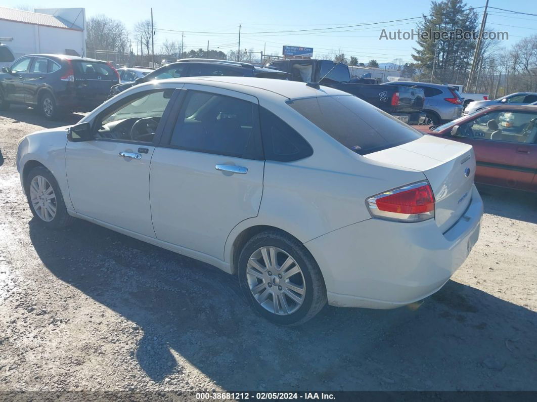 2011 Ford Focus Sel White vin: 1FAHP3HN2BW128844