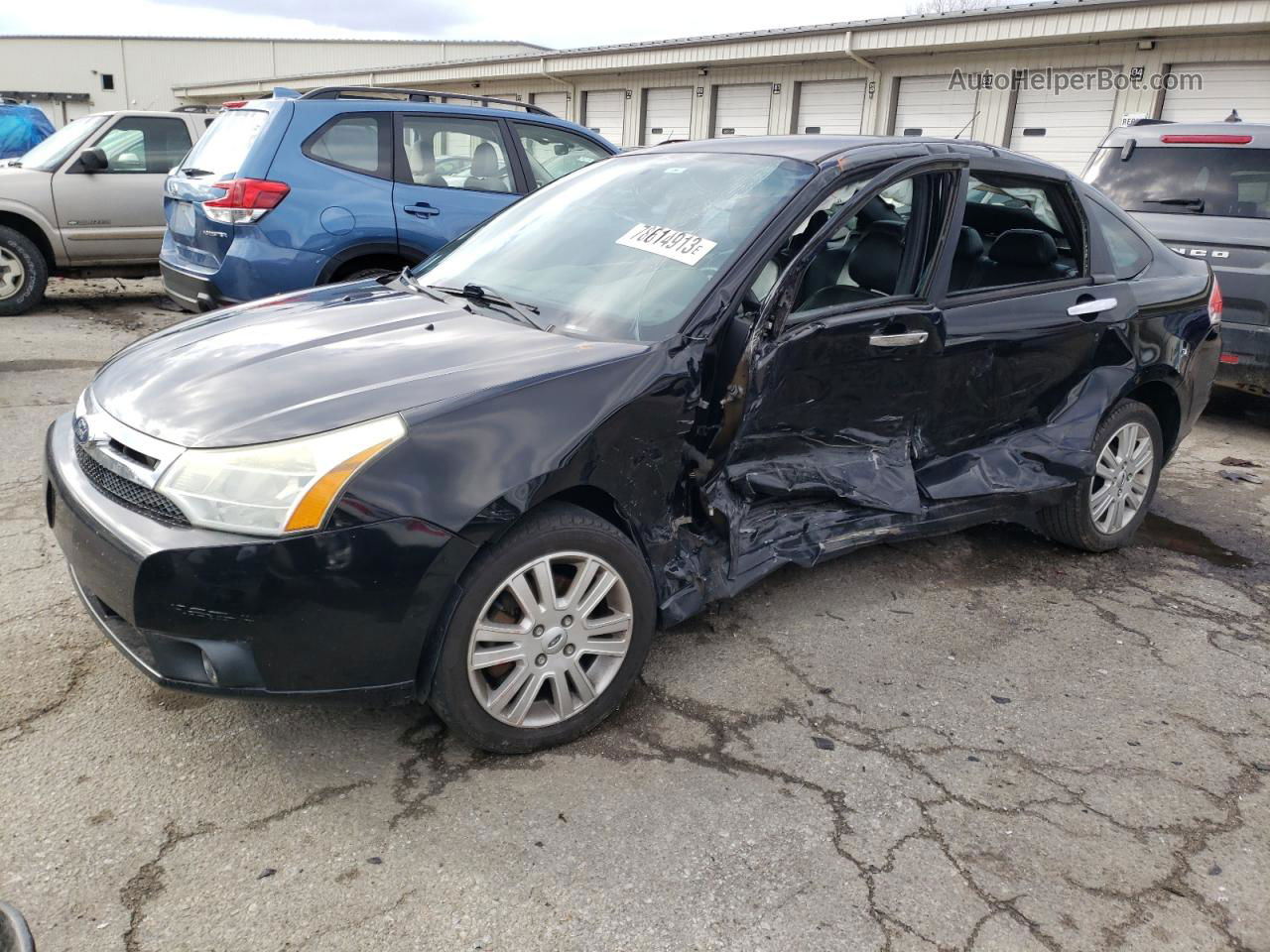 2011 Ford Focus Sel Black vin: 1FAHP3HN2BW134014