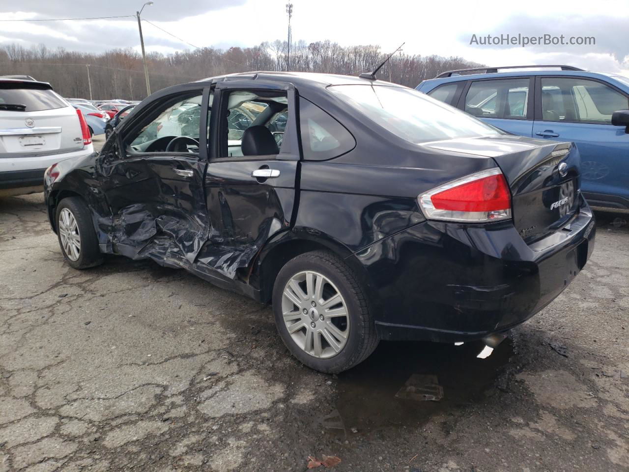 2011 Ford Focus Sel Black vin: 1FAHP3HN2BW134014