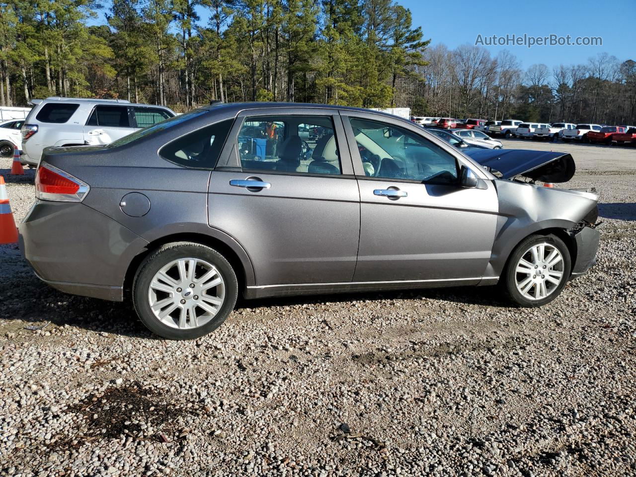 2011 Ford Focus Sel Gray vin: 1FAHP3HN3BW169077