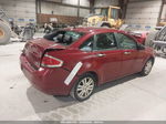 2011 Ford Focus Sel Red vin: 1FAHP3HN3BW183495