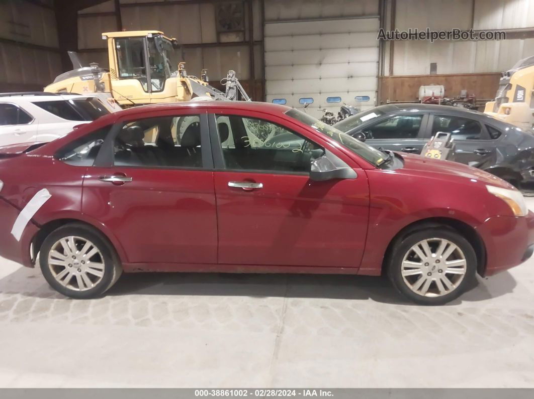 2011 Ford Focus Sel Red vin: 1FAHP3HN3BW183495