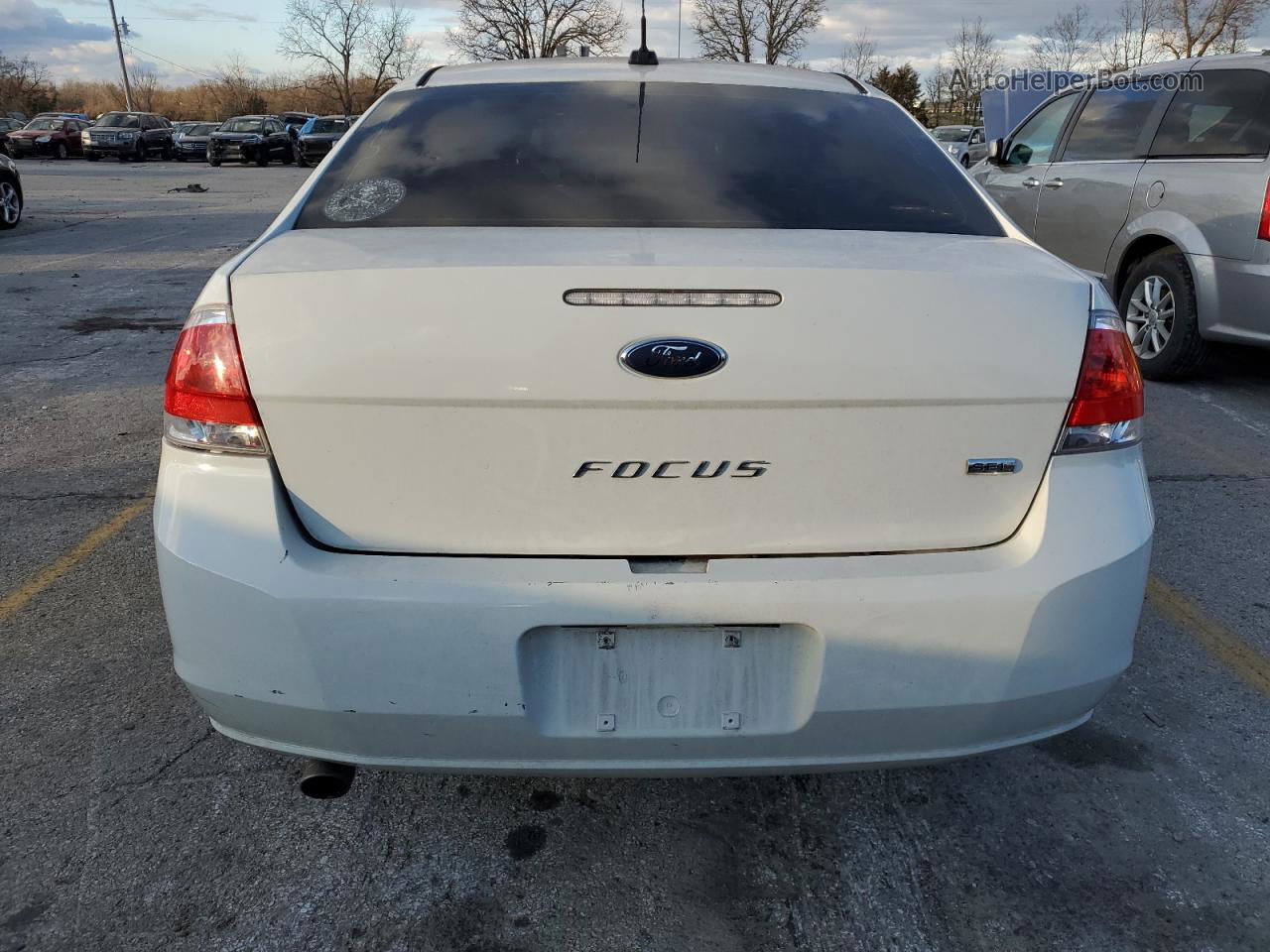 2011 Ford Focus Sel White vin: 1FAHP3HN3BW191015