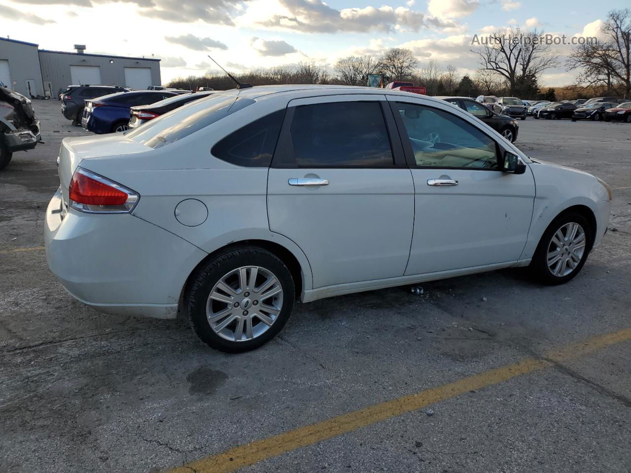 2011 Ford Focus Sel White vin: 1FAHP3HN3BW191015