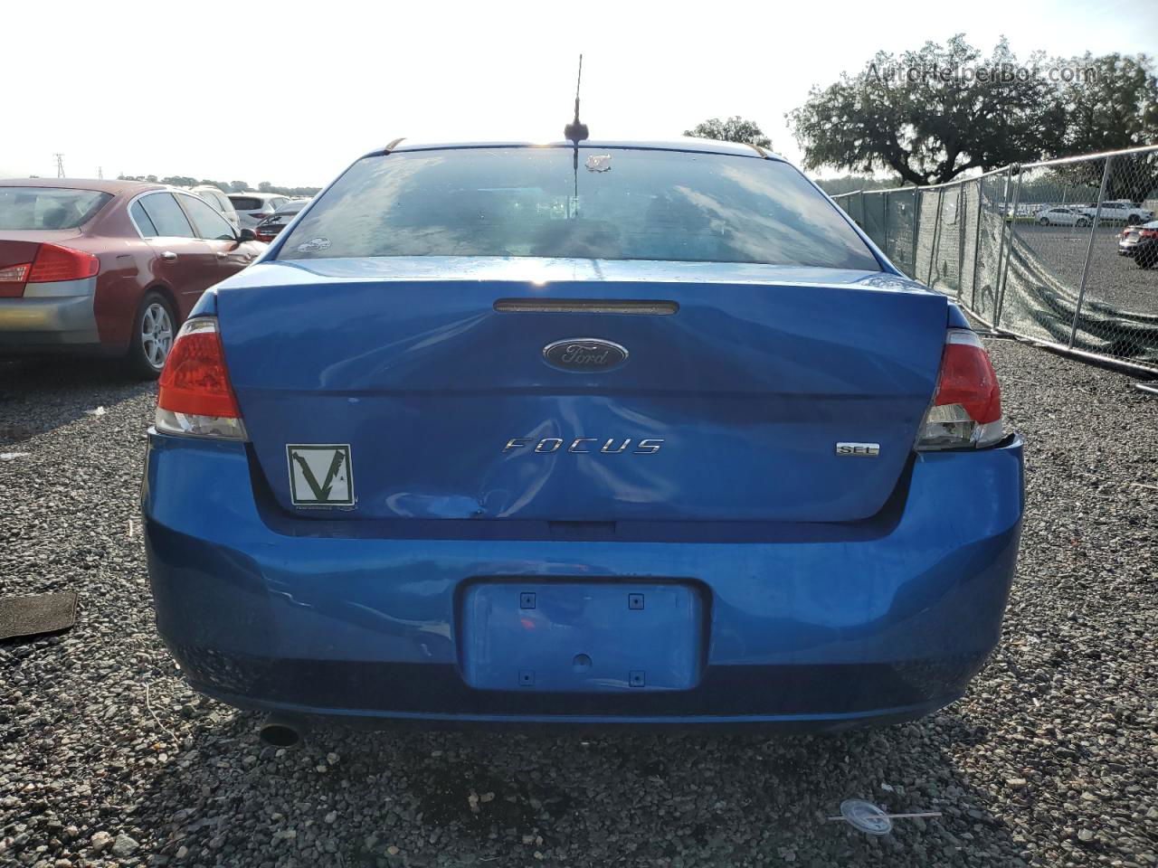 2011 Ford Focus Sel Blue vin: 1FAHP3HN5BW188911