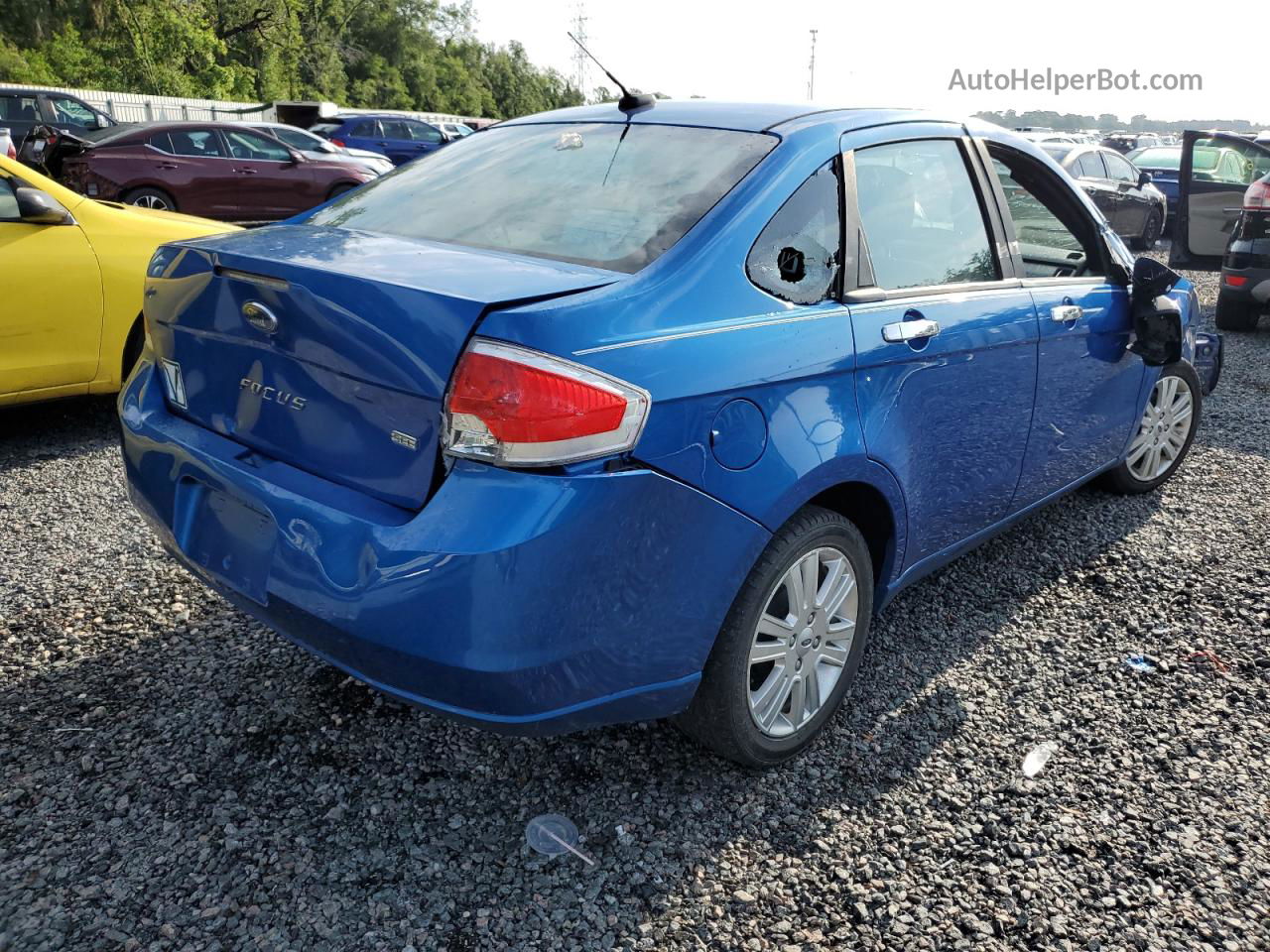 2011 Ford Focus Sel Blue vin: 1FAHP3HN5BW188911