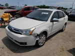 2011 Ford Focus Sel White vin: 1FAHP3HN5BW200734