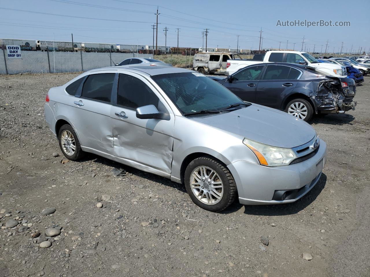 2011 Ford Focus Sel Silver vin: 1FAHP3HN6BW183054