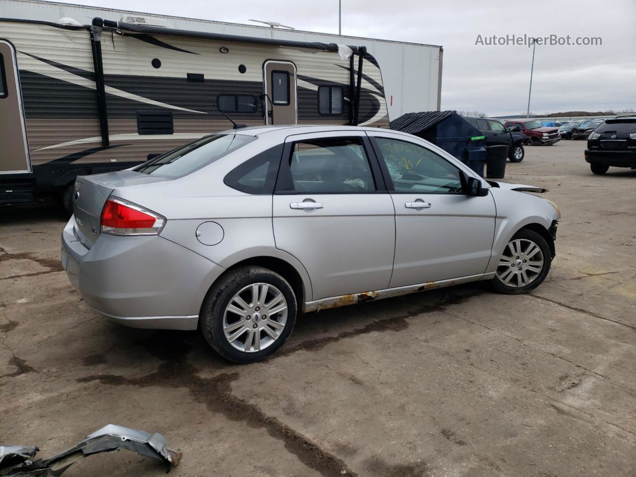 2011 Ford Focus Sel Silver vin: 1FAHP3HN6BW186391