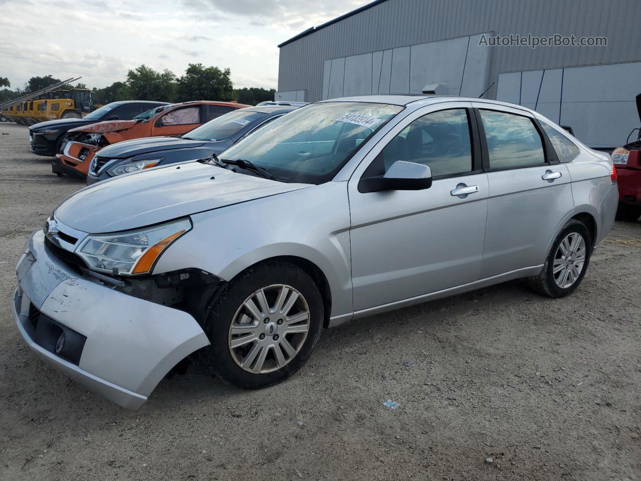 2011 Ford Focus Sel Silver vin: 1FAHP3HN7BW132128