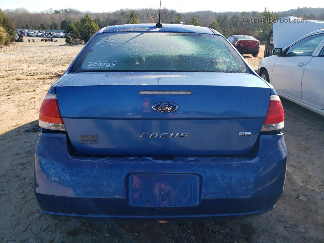 2011 Ford Focus Sel Blue vin: 1FAHP3HN8BW124121