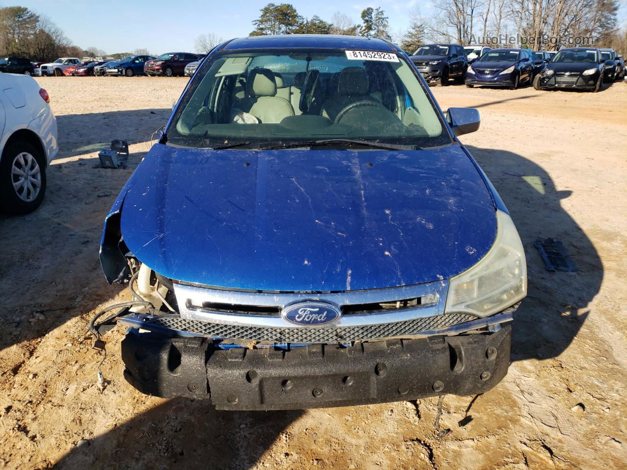 2011 Ford Focus Sel Blue vin: 1FAHP3HN8BW124121