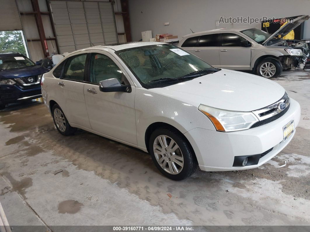 2011 Ford Focus Sel White vin: 1FAHP3HN9BW124435