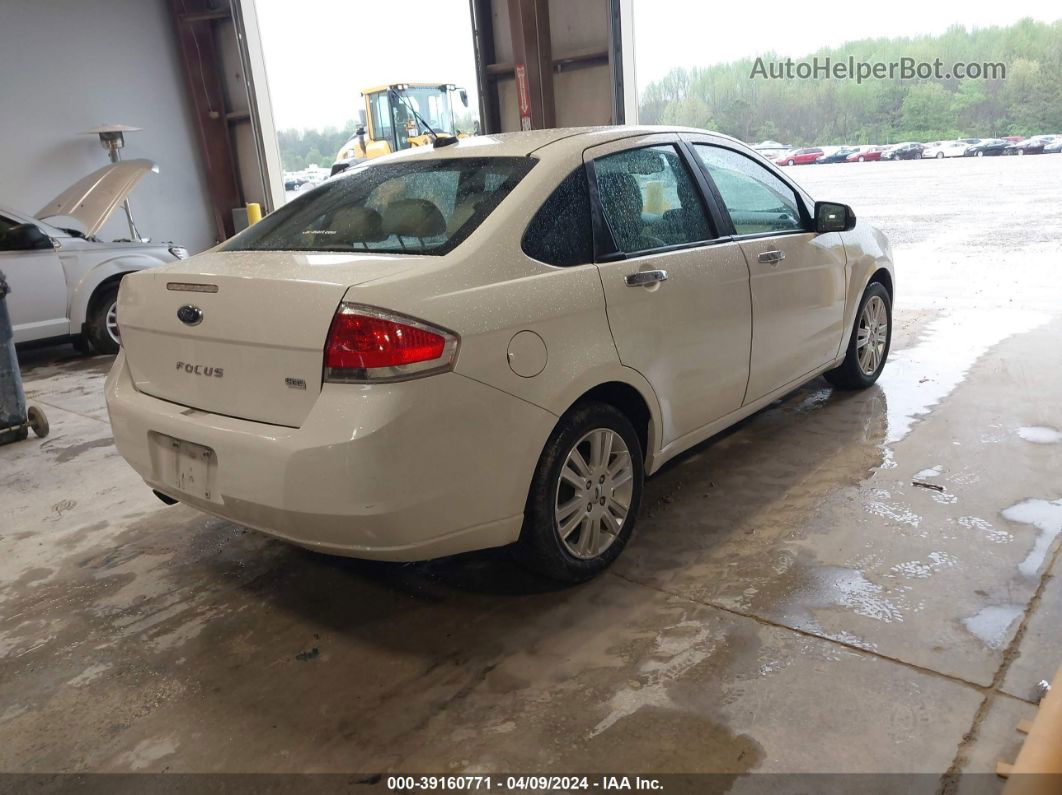 2011 Ford Focus Sel White vin: 1FAHP3HN9BW124435