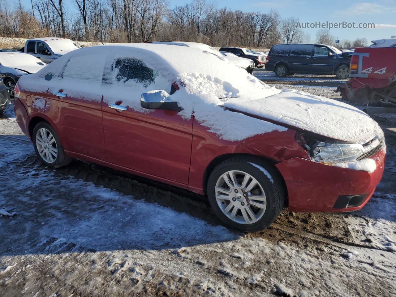 2011 Ford Focus Sel Red vin: 1FAHP3HNXBW164460