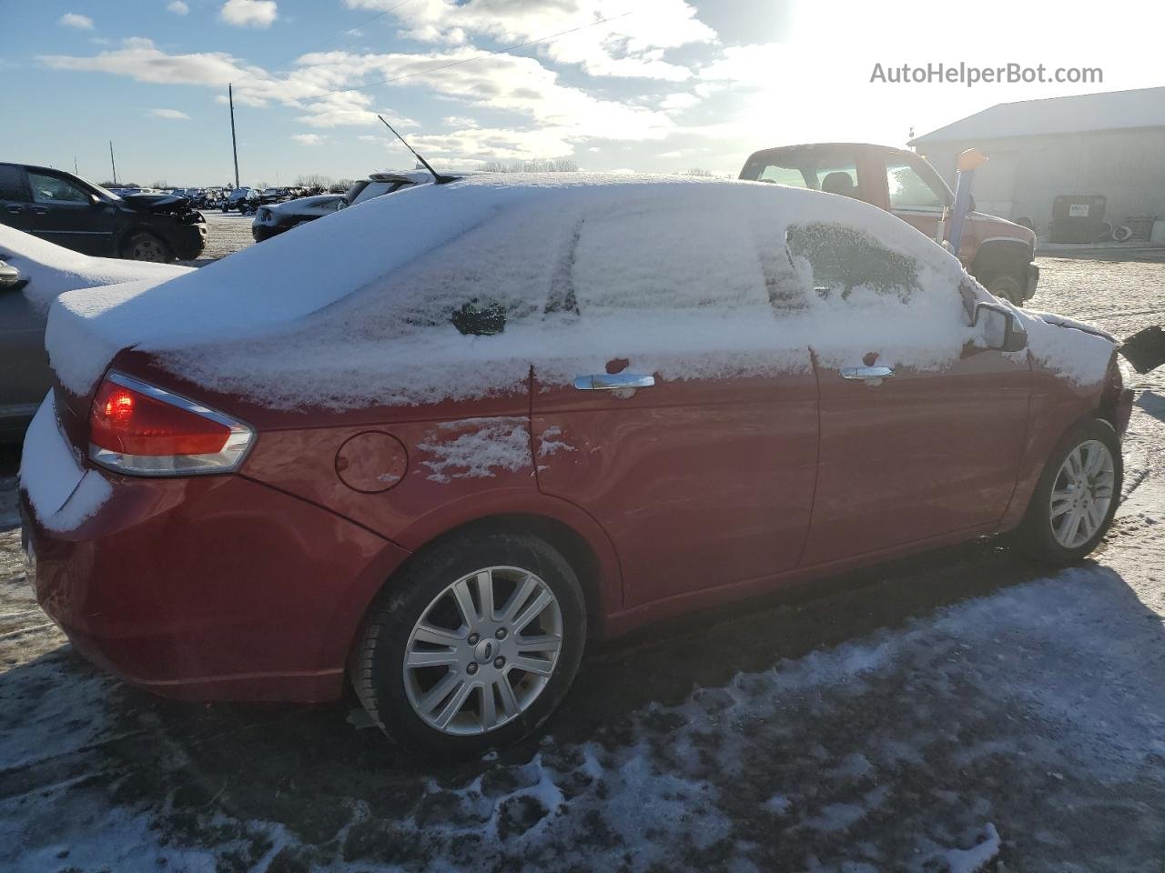 2011 Ford Focus Sel Red vin: 1FAHP3HNXBW164460