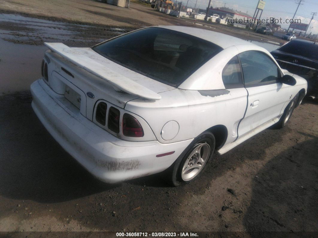 1997 Ford Mustang   White vin: 1FALP4048VF122134