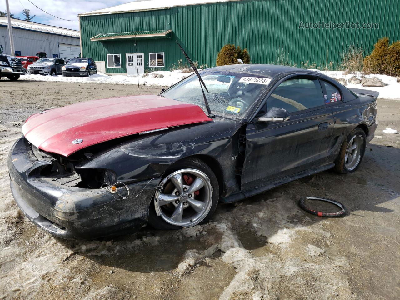 1997 Ford Mustang Gt Black vin: 1FALP42X1VF141874