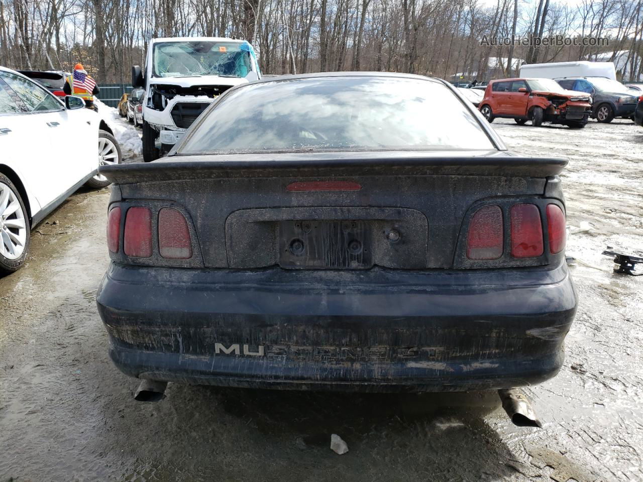 1997 Ford Mustang Gt Black vin: 1FALP42X1VF141874