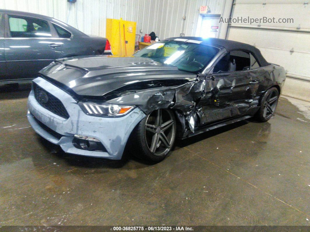 2015 Ford Mustang V6 Gray vin: 1FATP8EM0F5356145