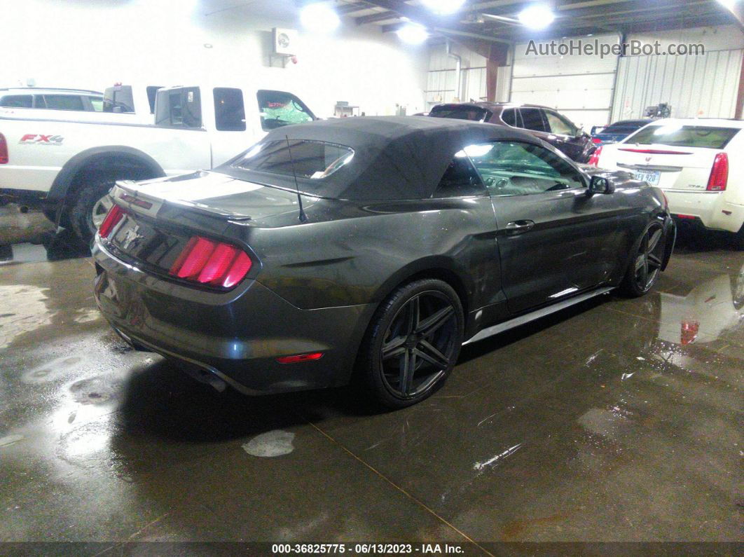 2015 Ford Mustang V6 Gray vin: 1FATP8EM0F5356145