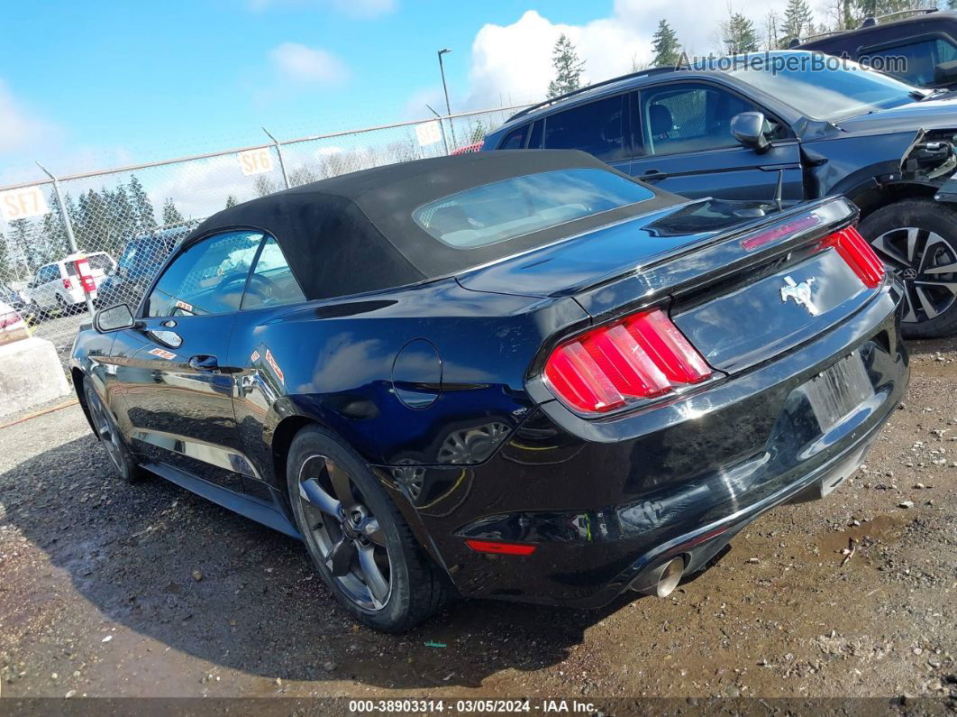 2015 Ford Mustang V6 Black vin: 1FATP8EM1F5372631