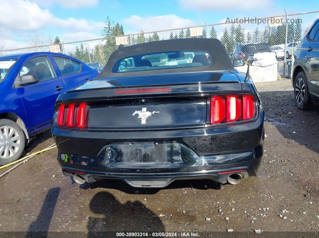 2015 Ford Mustang V6 Black vin: 1FATP8EM1F5372631