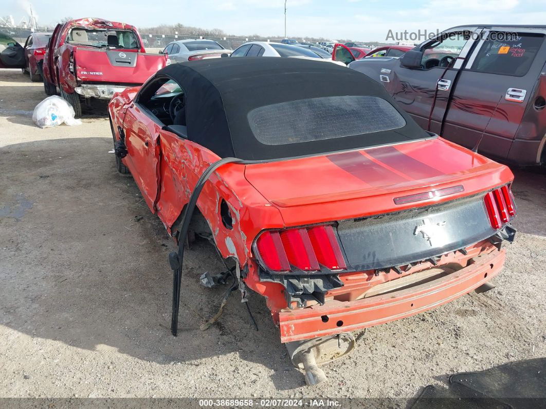 2016 Ford Mustang V6 Orange vin: 1FATP8EM2G5260647