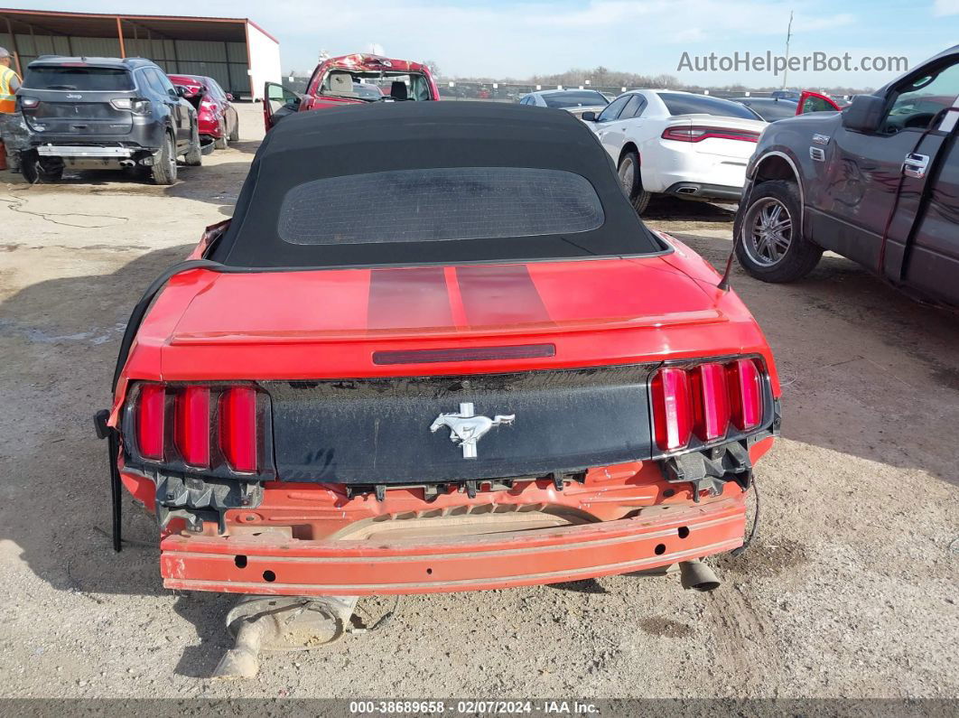 2016 Ford Mustang V6 Orange vin: 1FATP8EM2G5260647