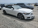 2015 Ford Mustang  White vin: 1FATP8EM3F5326878